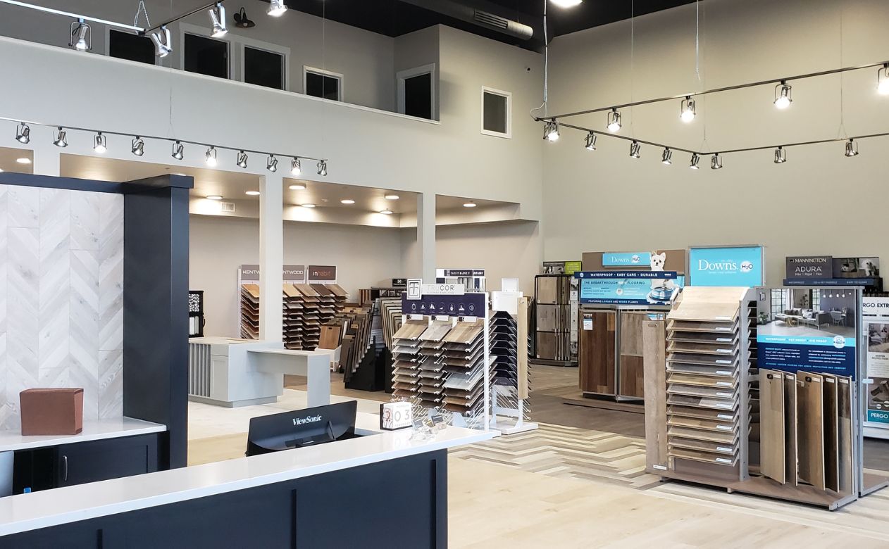 Bowcutt's Flooring America showroom in Bluffdale, UT